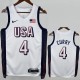 2024 CURRY #4 White NBA Jerseys