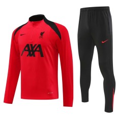 2024/25 LIV Red Half Pull Tracksuit