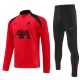 2024/25 LIV Red Half Pull Tracksuit