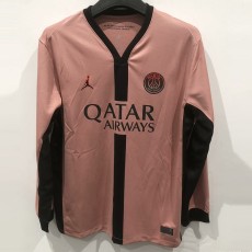 2024/25 PSG 3RD Pink Fans Long Sleeve Soccer jersey