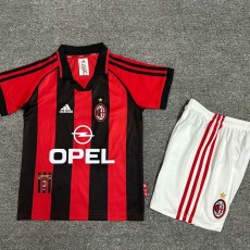 1997/99 ACM Home Red Retro Kids Soccer jersey