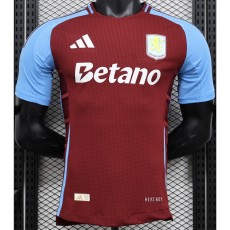 [PLAYER] 2024/25 Aston Villa Home Crimson Player Soccer jersey