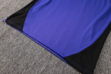 2024 Germany Purple Kids Half Pull Tracksuit