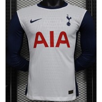 [PLAYER] 2024/25 TOT Home White Player Long Sleeve Soccer jersey