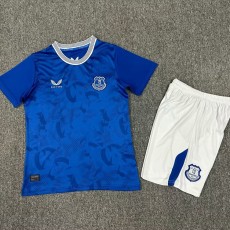2024/25 Everton Home Blue Fans Kids Soccer jersey