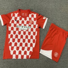 2024/25 Girona FC Home Red Fans Kids Soccer jersey