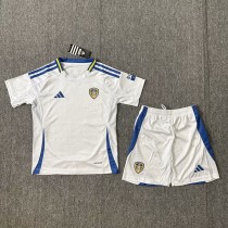 2024/25 Leeds United Home White Fans Kids Soccer jersey