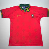 1995/96 Portugal Home Red Retro Soccer jersey