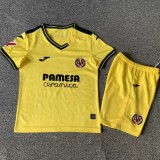 2024/25 Villarreal Home Yellow Fans Kids Soccer jersey