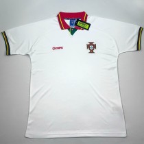 1995/96 Portugal Away White Retro Soccer jersey