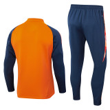 2024/25 Man Utd Orange Half Pull Tracksuit