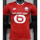 [PLAYER] 2024/25 Lille Home Red Player Soccer jersey