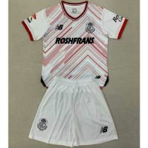 2024/25 Toluca Away White Fans Kids Soccer jersey