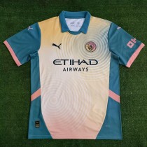 2024/25 Man City Special Edition Blue Fans Soccer jersey