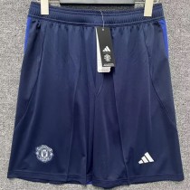 2024/25 Man Utd Away Dark Blue Fans Soccer Shorts