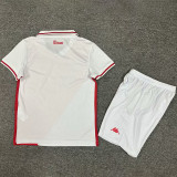 2024/25 Monaco Home Red Fans Kids Soccer jersey