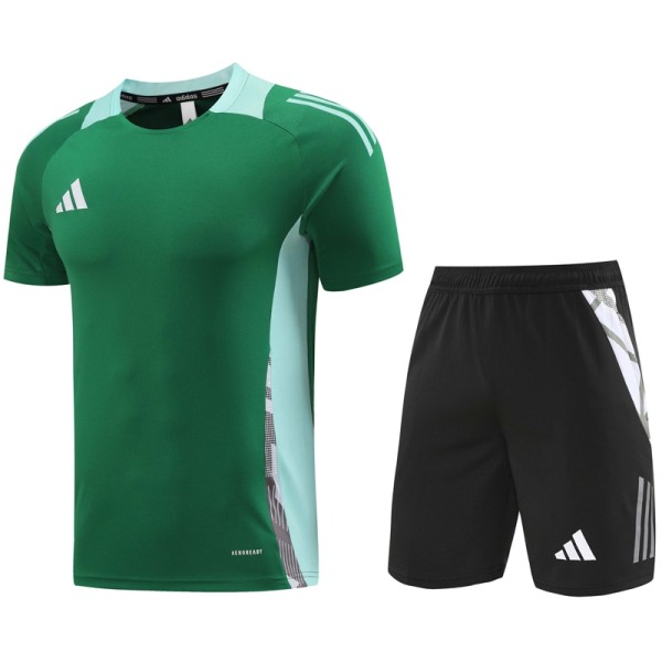 2024 Green Training Shorts Suit