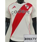 [PLAYER] 2024/25 River Plate Home White Player Soccer jersey