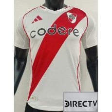 [PLAYER] 2024/25 River Plate Home White Player Soccer jersey