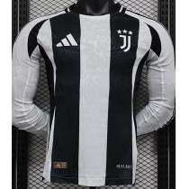 [PLAYER] 2024/25 JUV Home Black Player Long Sleeve Soccer jersey