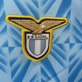 1991 Lazio Home Blue Retro Soccer jersey