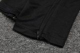 2024 Black Half Pull Tracksuit