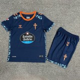 2024/25 Celta Away Dark Blue Fans Kids Soccer jersey