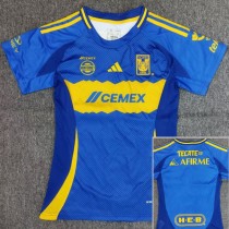 2024/25 Tigres UANL Away Blue Fans Women Soccer jersey