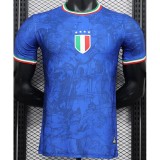 [PLAYER] 2024 Italy Special Edition Blue Player Soccer jersey
