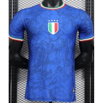 [PLAYER] 2024 Italy Special Edition Blue Player Soccer jersey