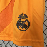 2024/25 R MAD Away Orange Fans Kids Soccer jersey