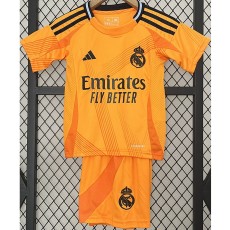 2024/25 R MAD Away Orange Fans Kids Soccer jersey