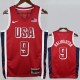 2024 HALIBURTON #9 Red NBA Jerseys