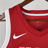 2024 CURRY #4 Red NBA Jerseys