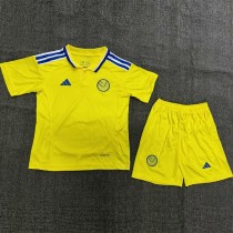 2024/25 Leeds United Away Yellow Fans Kids Soccer jersey