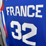 2024 WEMBANYAMA #32 Blue NBA Jerseys