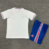 1982 England Home White Retro Kids Soccer jersey