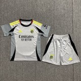 2024/25 Benfica 3RD Gray Fans Kids Soccer jersey