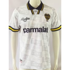 1995/96 Boca Juniors Away White Retro Soccer jersey