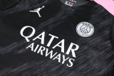 2024/25 PSG Black Training Shorts Suit