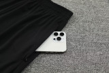 2024/25 PSG Black Training Shorts Suit