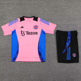 2024/25 Man Utd Pink Training Shorts Suit