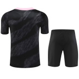 2024/25 PSG Black Training Shorts Suit