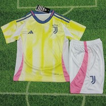 2024/25 JUV Away Yellow Fans Kids Soccer jersey