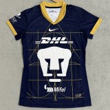 2024/25 Pumas UNAM Away Dark Blue Fans Women Soccer jersey