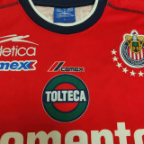 2002/03 Chivas Away Red Retro Soccer jersey