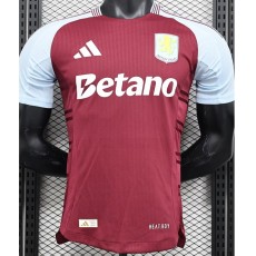 [PLAYER] 2024/25 Aston Villa Home Crimson Player Soccer jersey