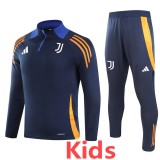 2024/25 JUV Dark Blue Kids Half Pull Tracksuit