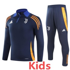 2024/25 JUV Dark Blue Kids Half Pull Tracksuit