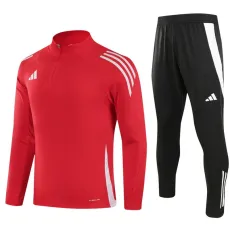 2024 Red Half Pull Tracksuit